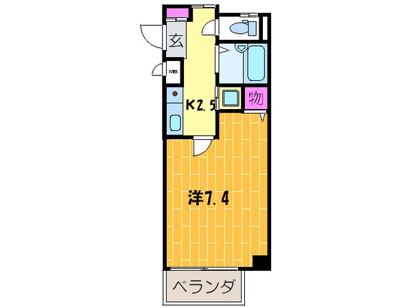 アネックス北島の物件間取画像